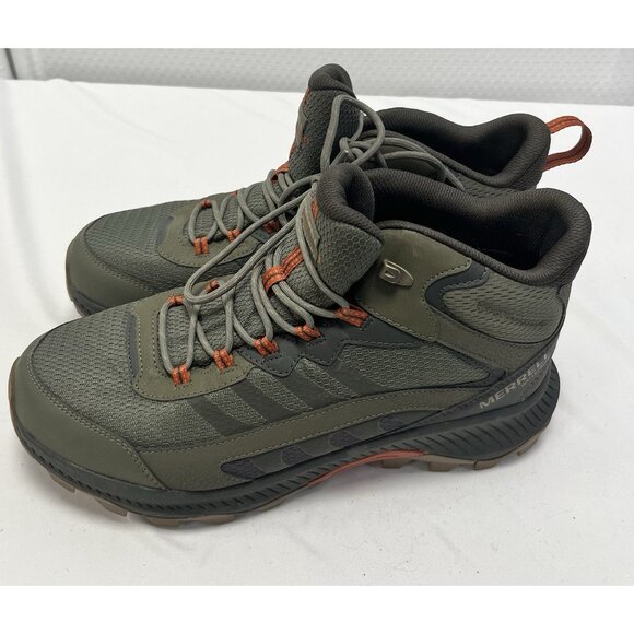 Merrell Other - Merrell Speed Strike Mid Waterproof Athletic Boots Shoes Men’s 12 W 🤍
